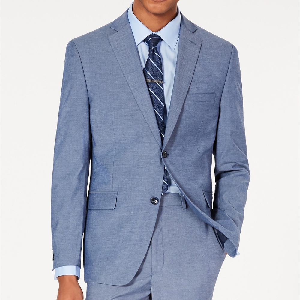 Alfani Red Men's Slim-Fit Performance Stretch Suit